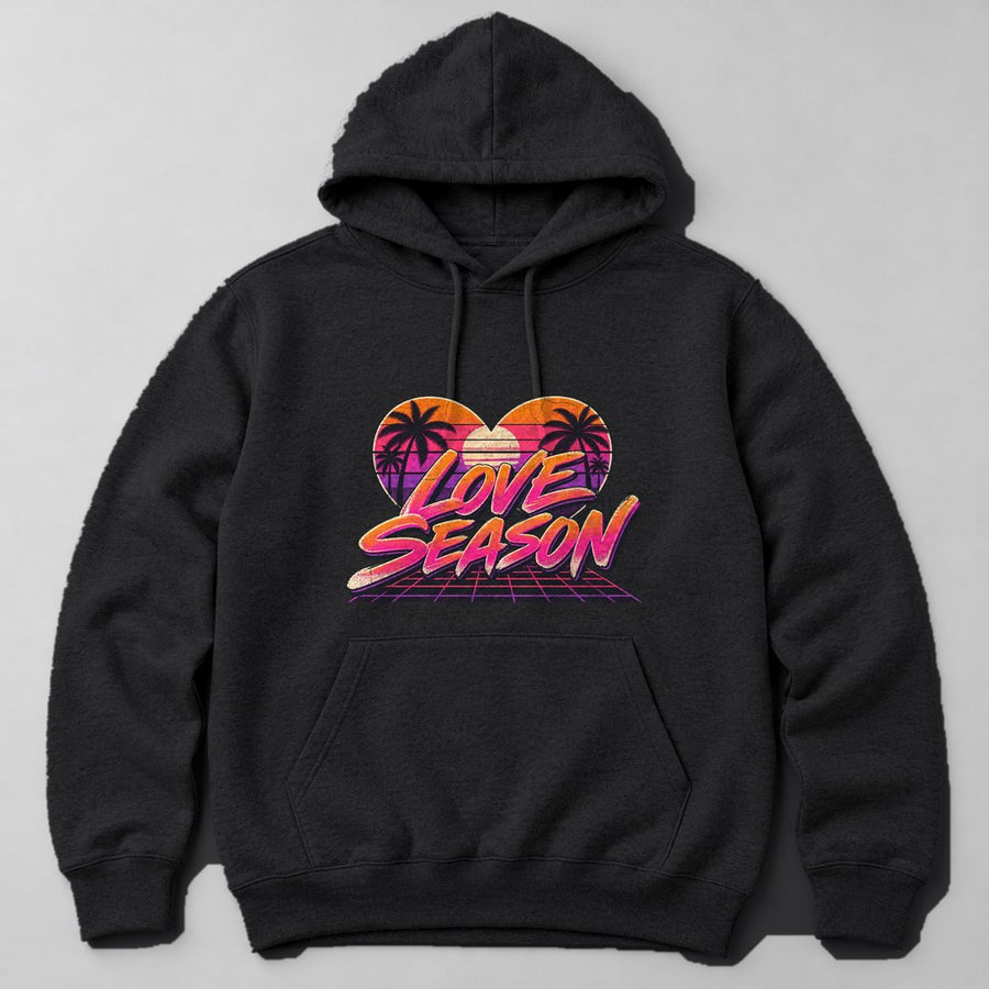 Love Season Hoodie in Black