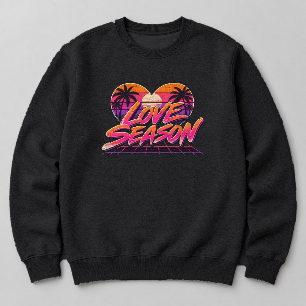 Love Season Sweatshirt in Black