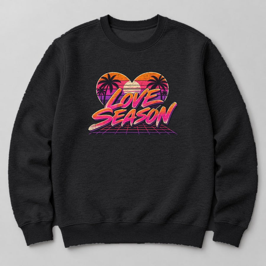 Love Season Sweatshirt in Black