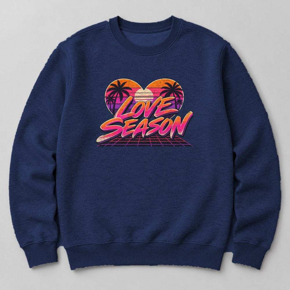 Love Season Sweatshirt in Navy