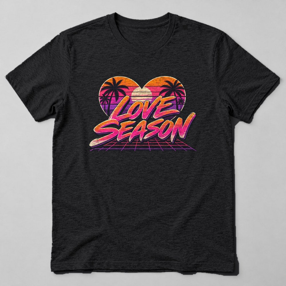 Love Season T-Shirt in Black