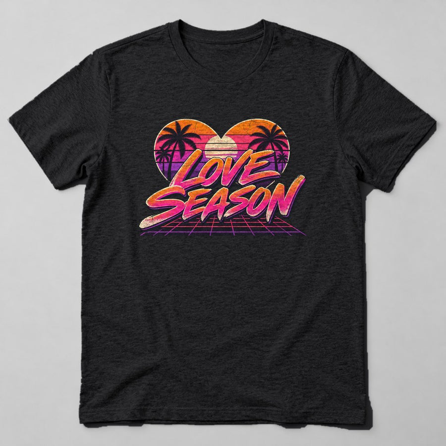 Love Season T-Shirt in Black