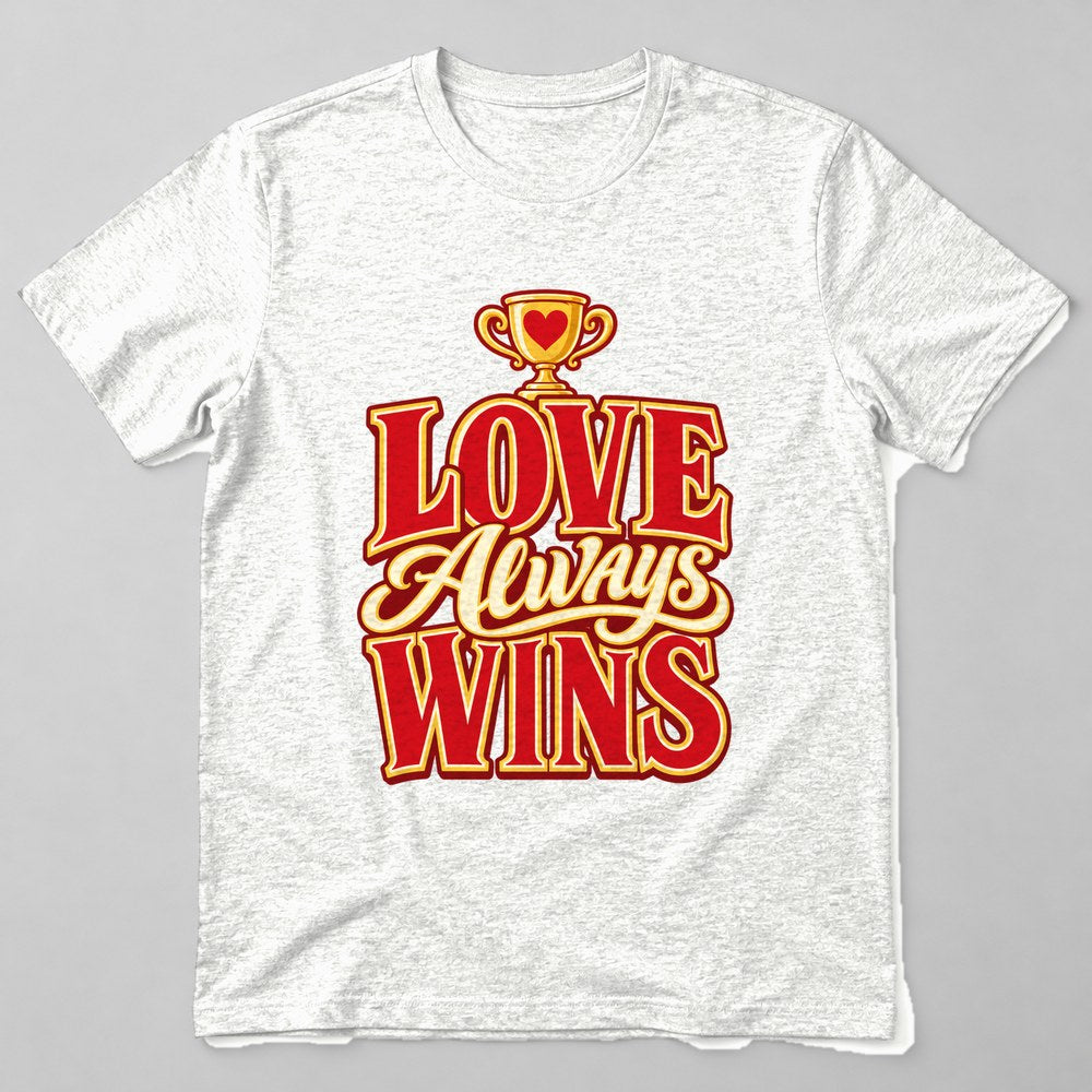 Love Always Wins T-Shirt in White