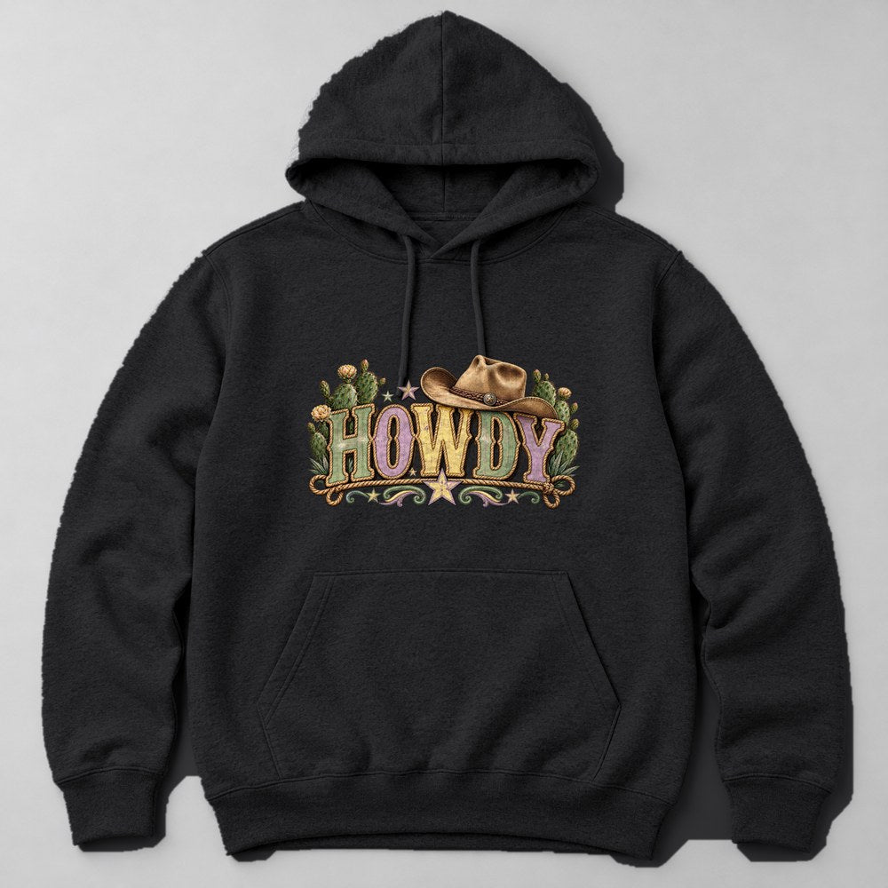 Howdy Hoodie in Black
