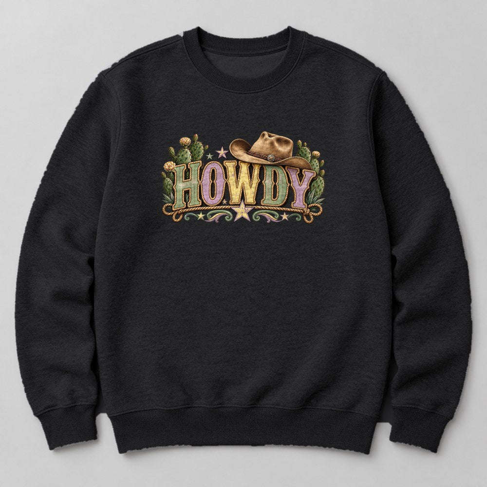 Howdy Sweatshirt in Black