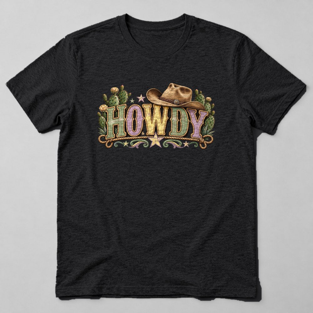 Howdy T-Shirt in Black