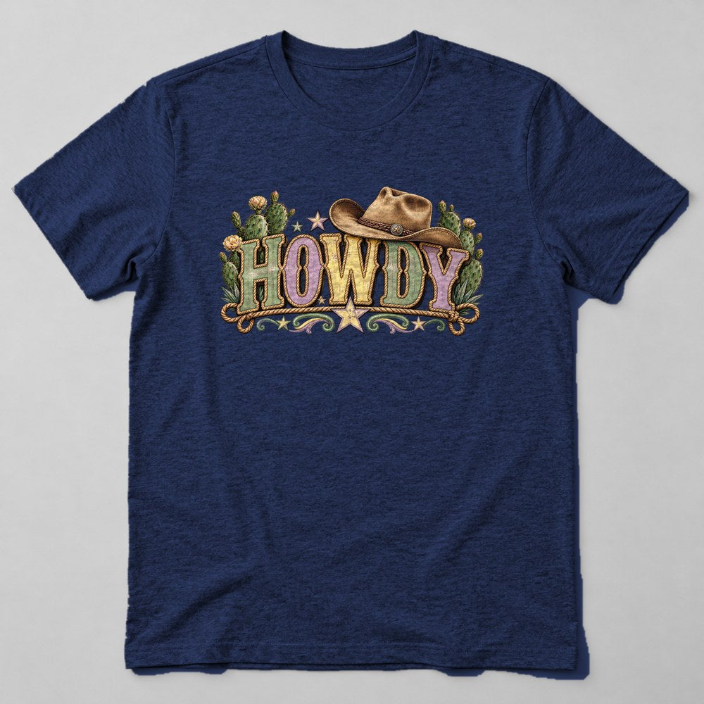 Howdy T-Shirt in Navy