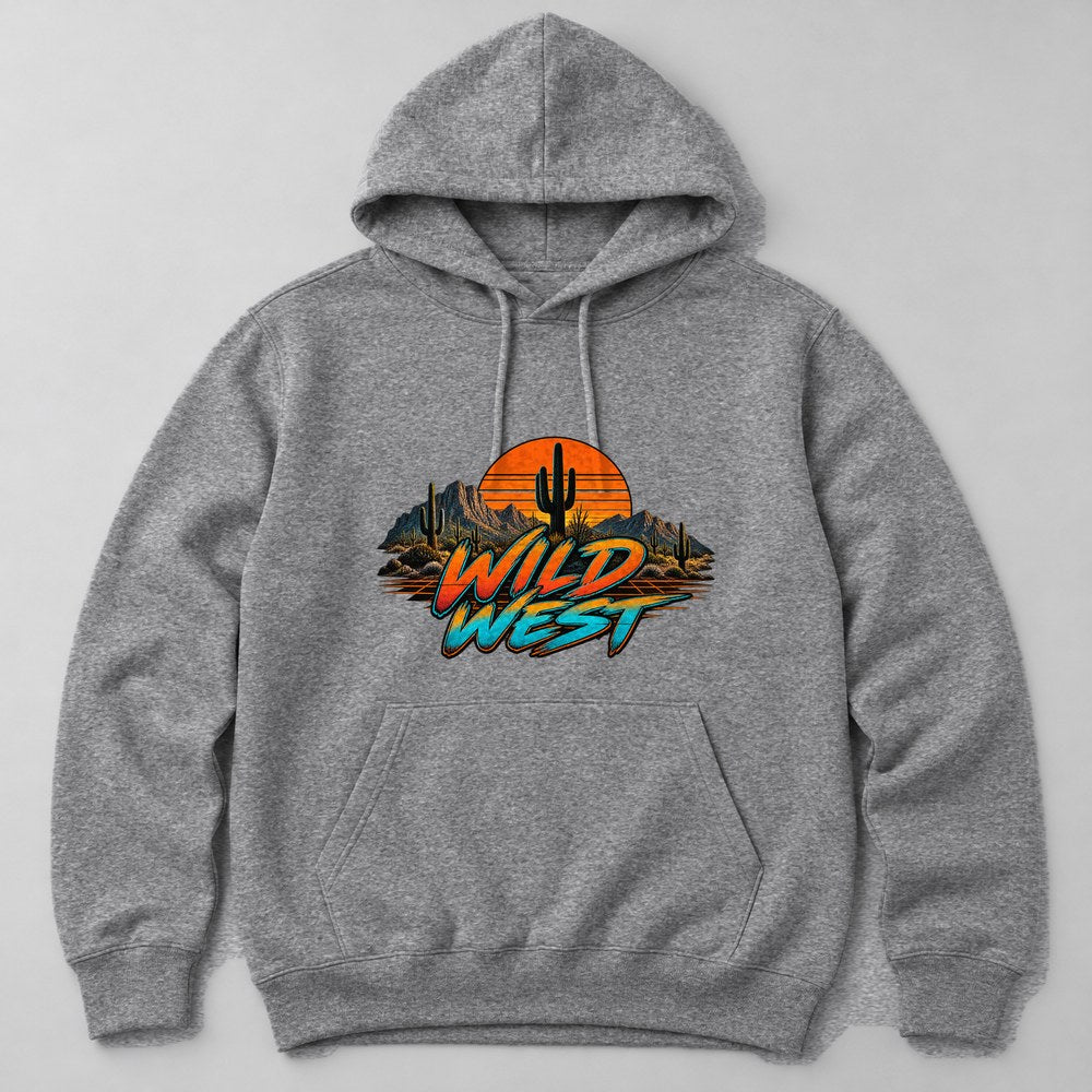 Wild West Hoodie in Heather Grey
