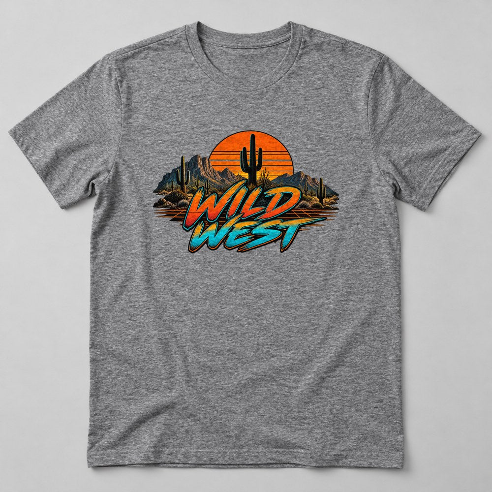 Wild West T-Shirt in Heather Grey