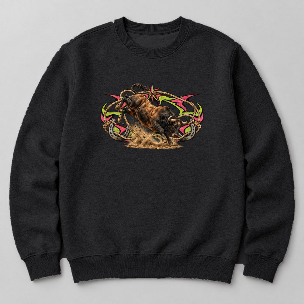 Bucking Bull Sweatshirt in Black