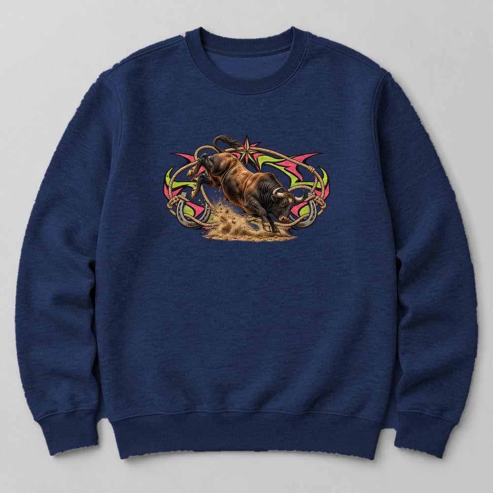 Bucking Bull Sweatshirt in Navy