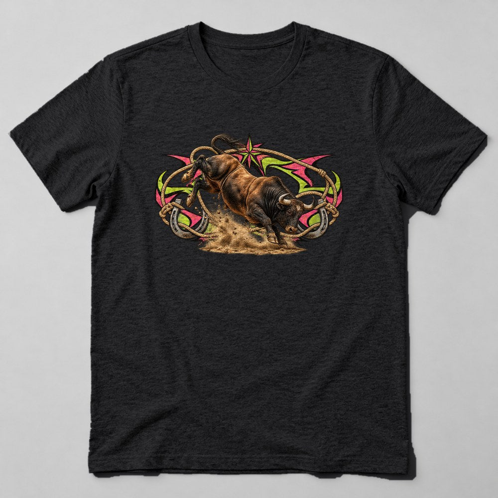 Bucking Bull T-Shirt in Black