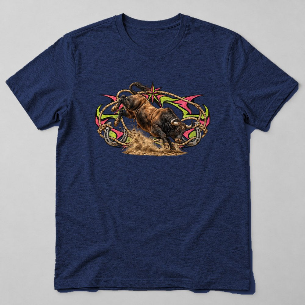 Bucking Bull T-Shirt in Navy
