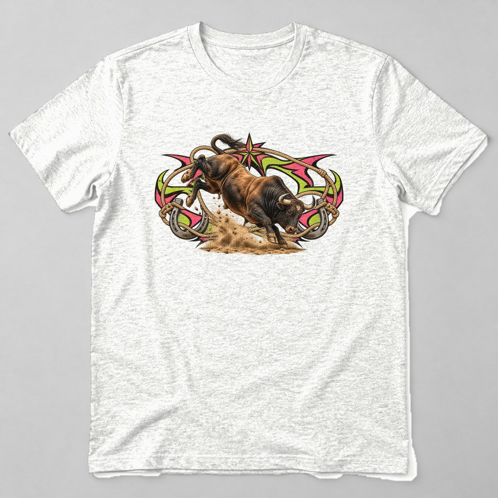 Bucking Bull T-Shirt in White
