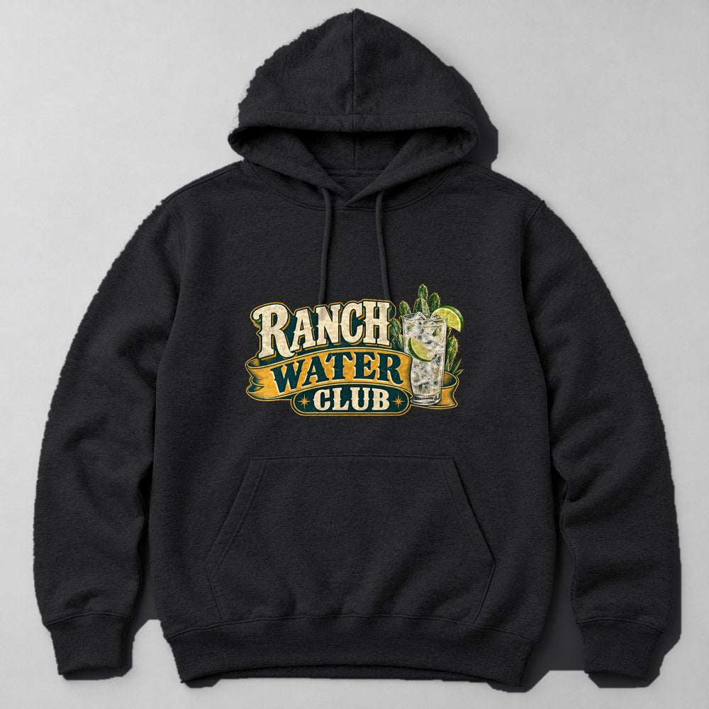 Ranch Water Club Hoodie in Black