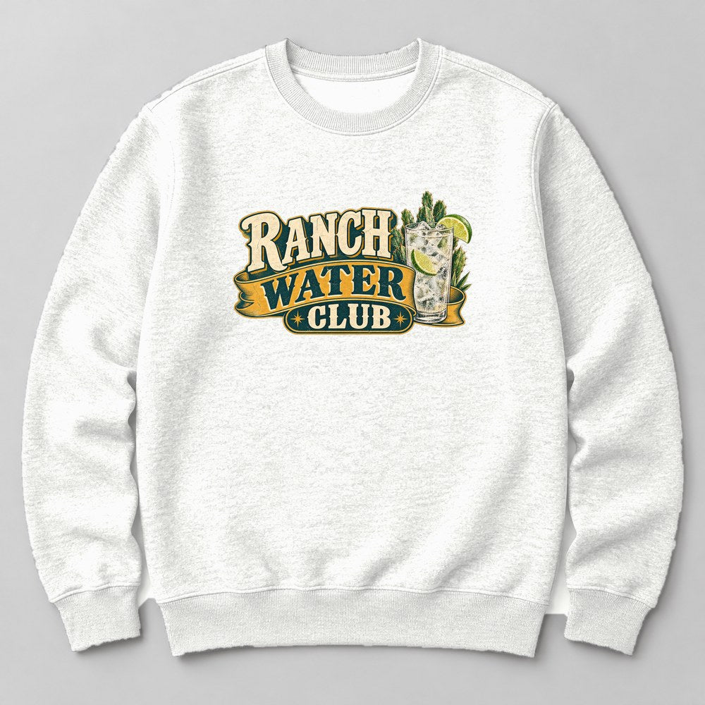 Ranch Water Club Sweatshirt in White