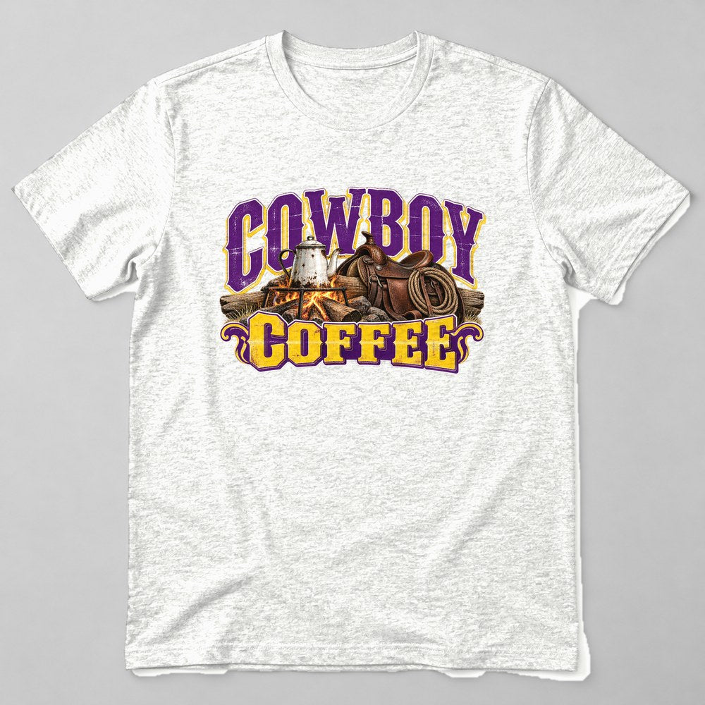 Cowboy Coffee T-Shirt in White