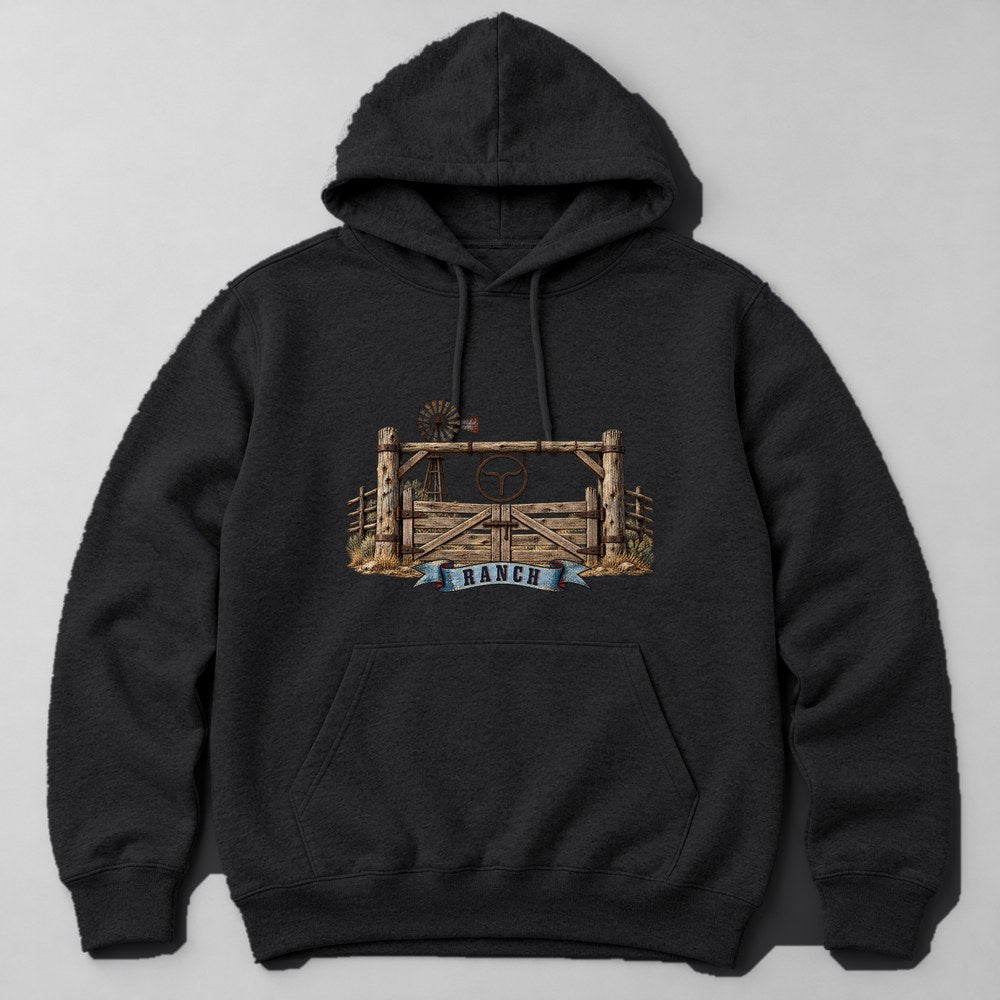 Ranch Hoodie in Black