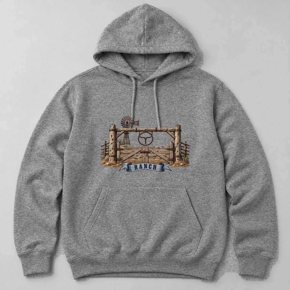 Ranch Hoodie in Heather Grey