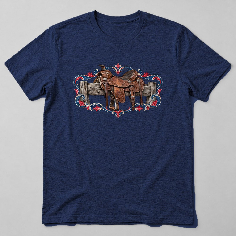 Saddle T-Shirt in Navy