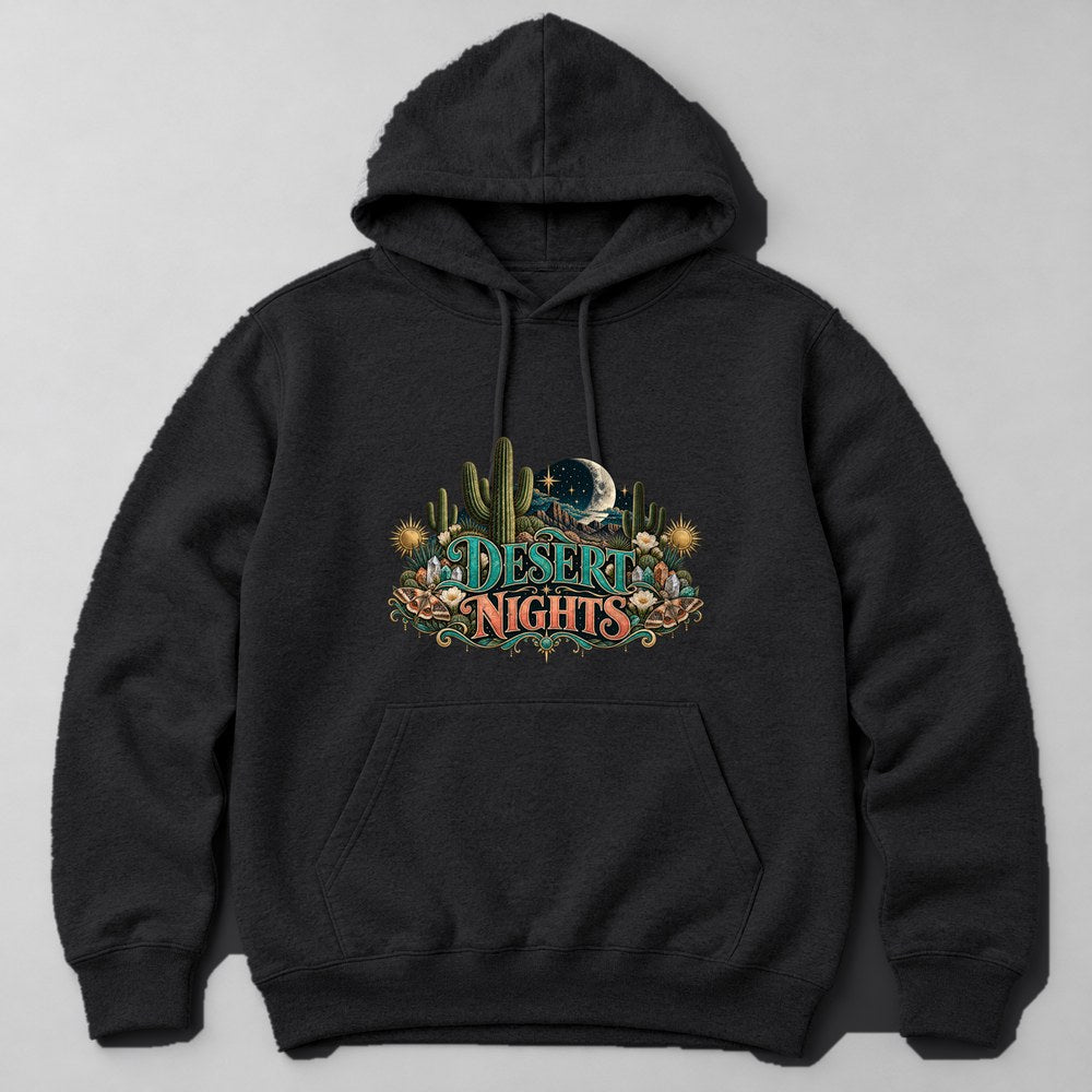Desert Nights Hoodie in Black
