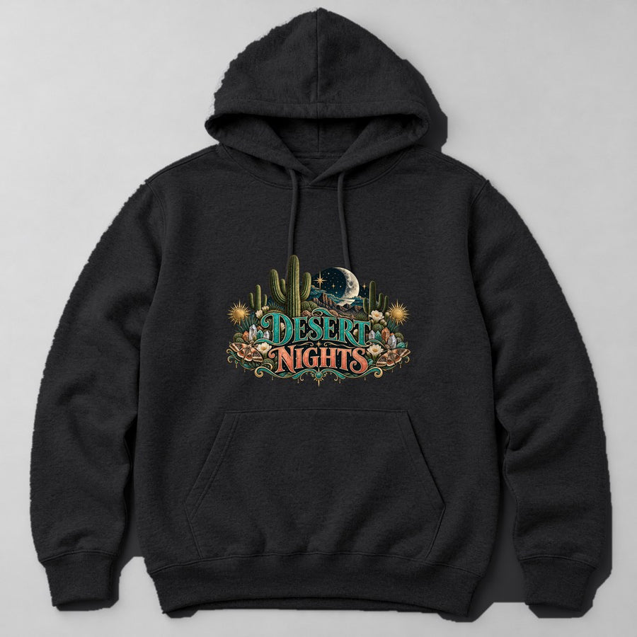 Desert Nights Hoodie in Black
