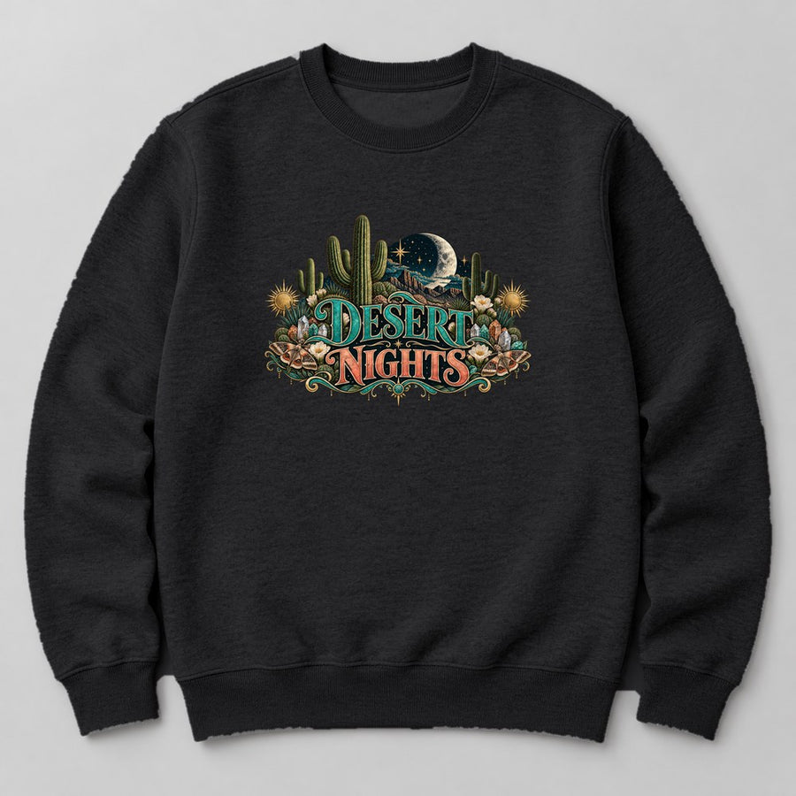 Desert Nights Sweatshirt in Black