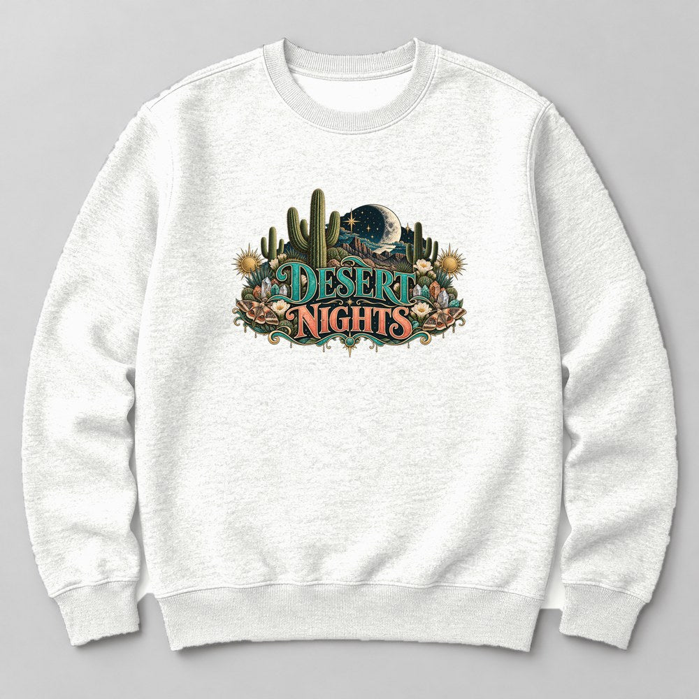 Desert Nights Sweatshirt in White