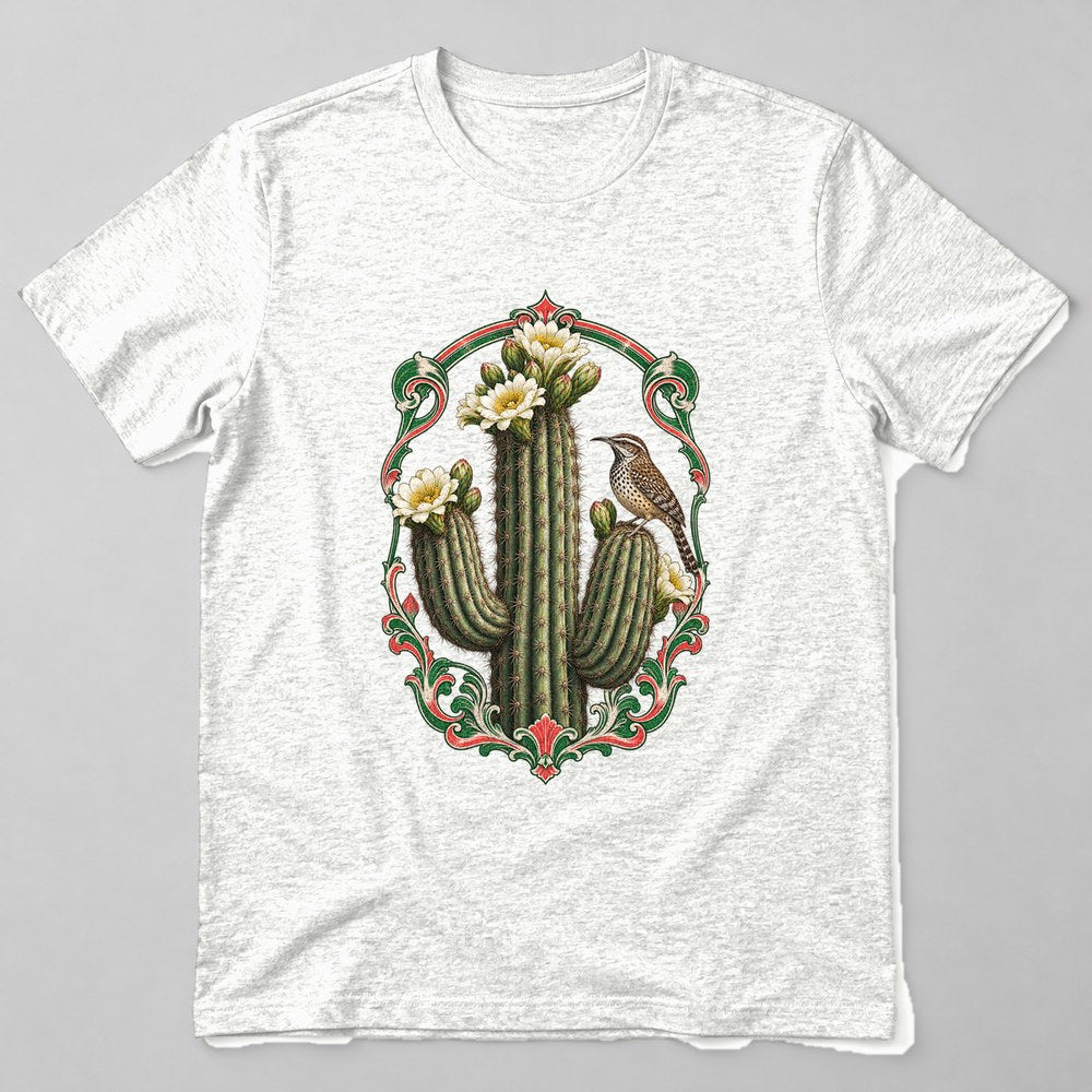 Cactus Bloom T-Shirt in White