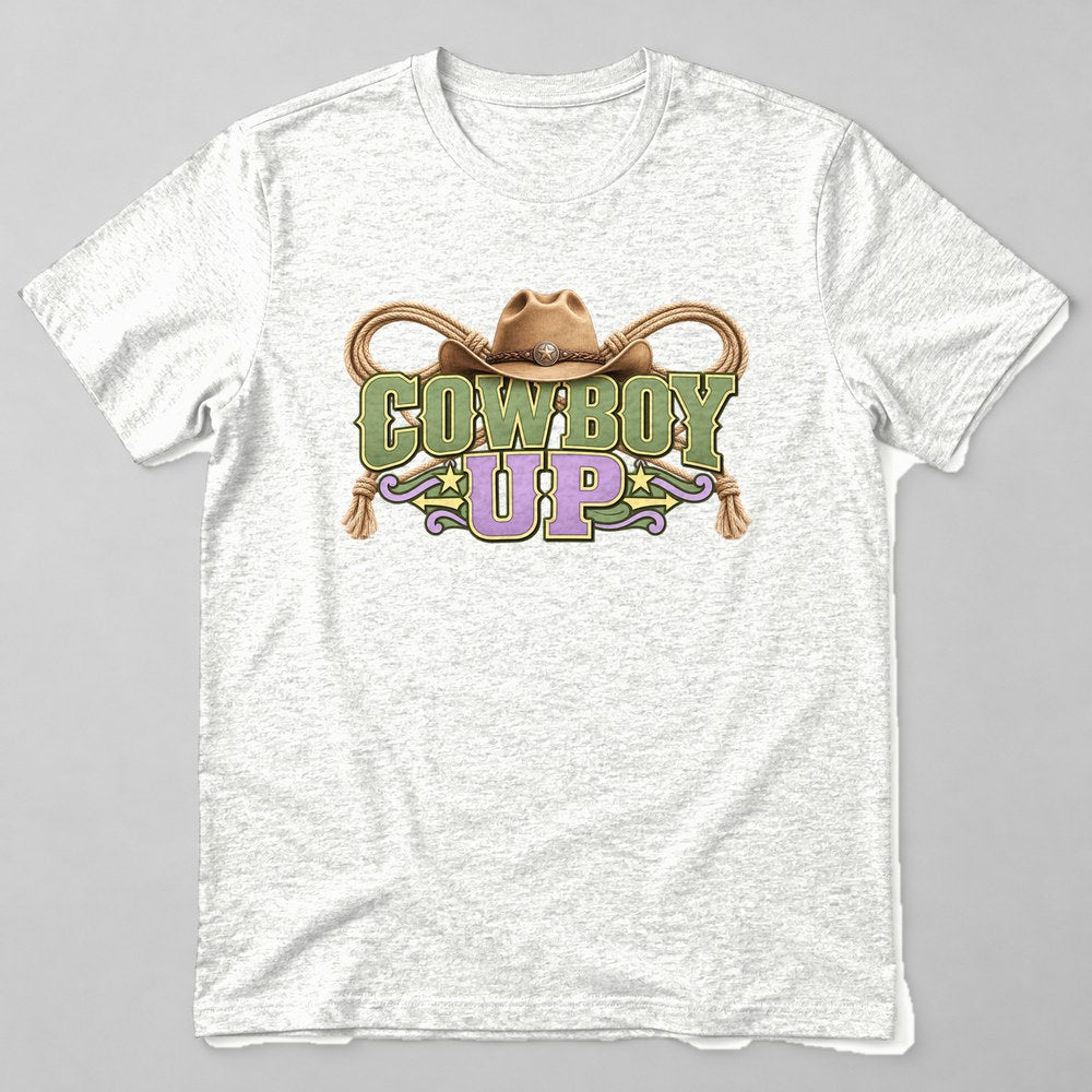 Cowboy Up T-Shirt in White