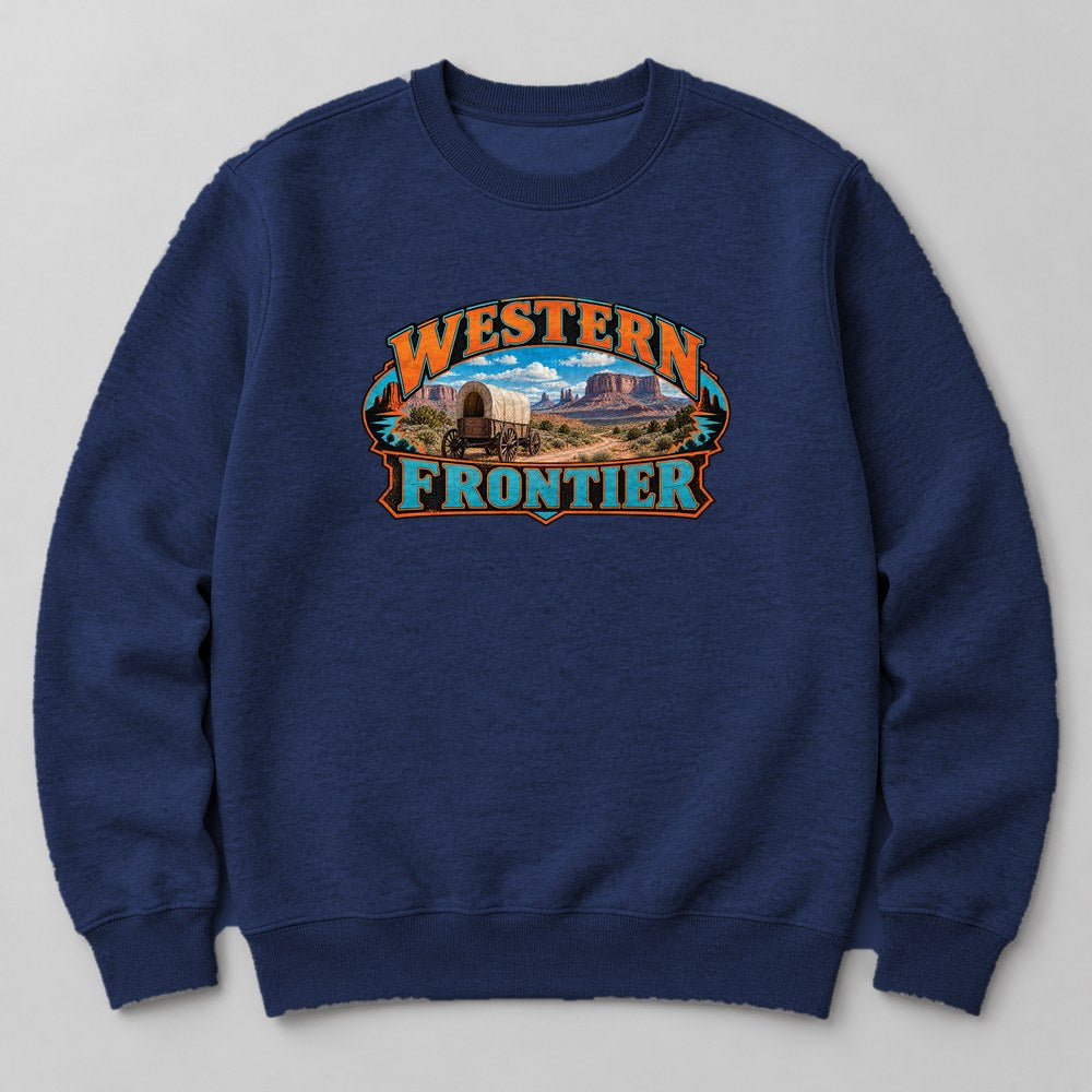 Western Frontier Sweatshirt in Navy