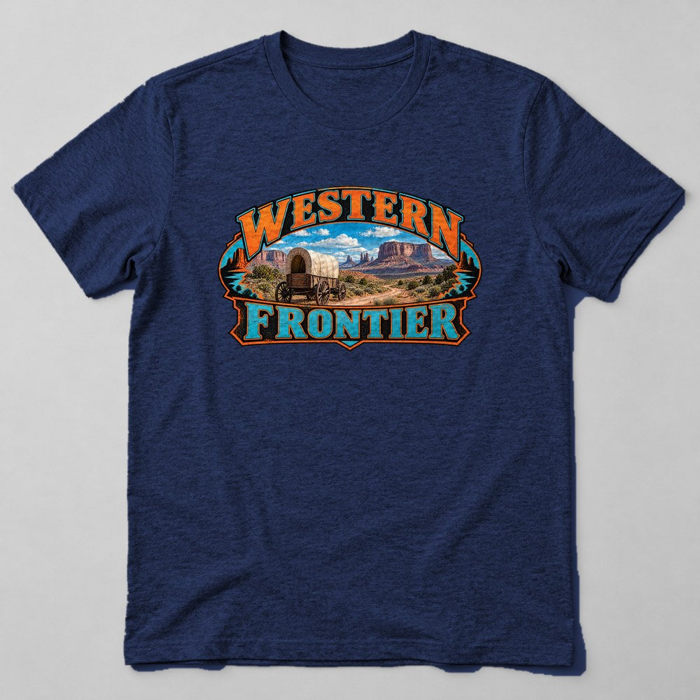 Western Frontier T-Shirt in Navy