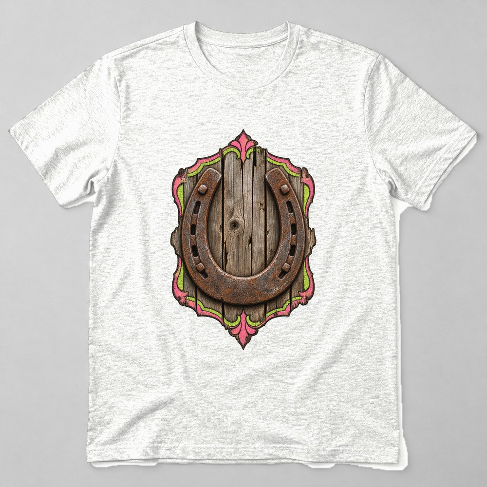 Horseshoe Lucky T-Shirt in White
