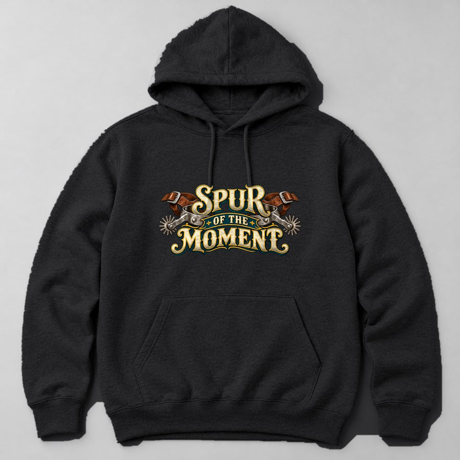 Spur of the Moment Hoodie in Black