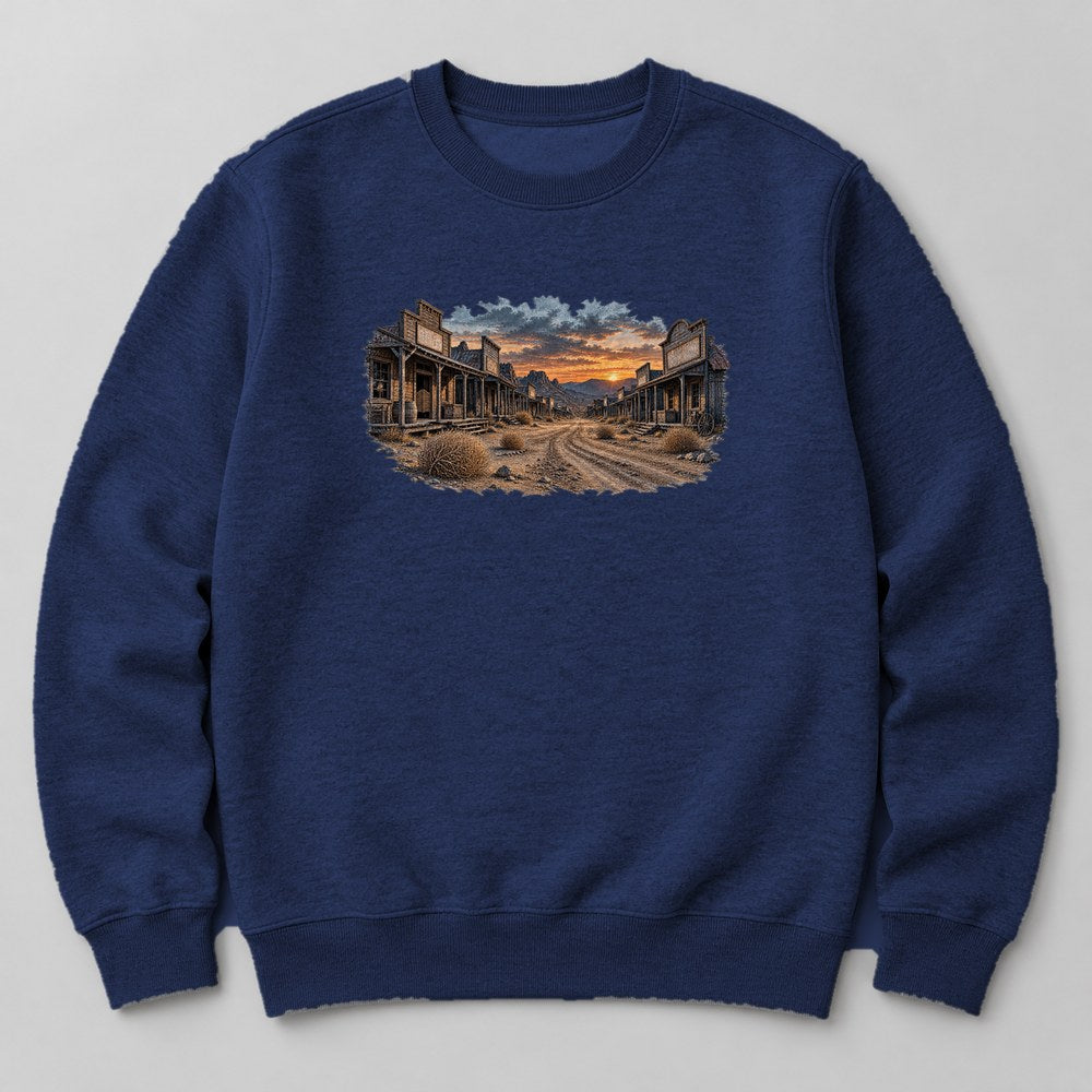 Ghost Town Sweatshirt in Navy
