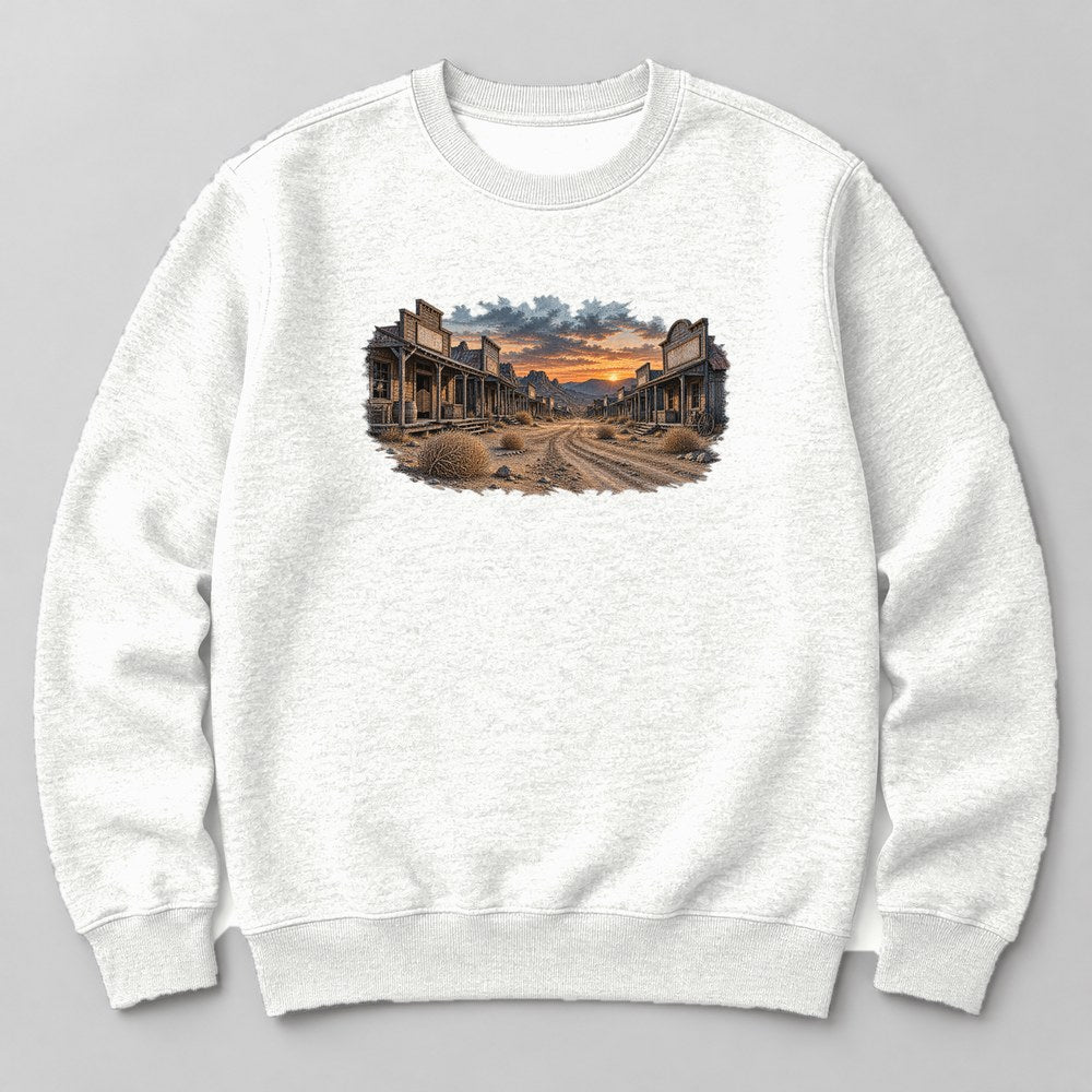 Ghost Town Sweatshirt in White