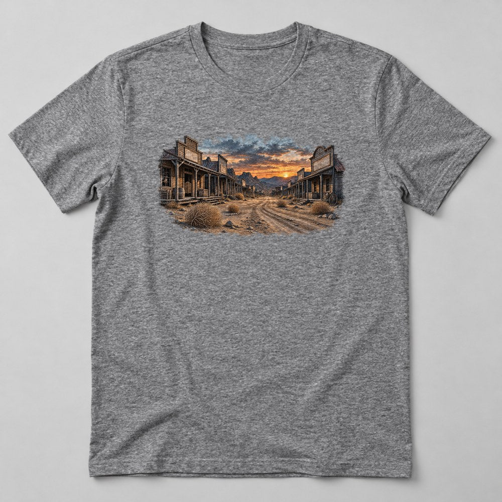 Ghost Town T-Shirt in Heather Grey