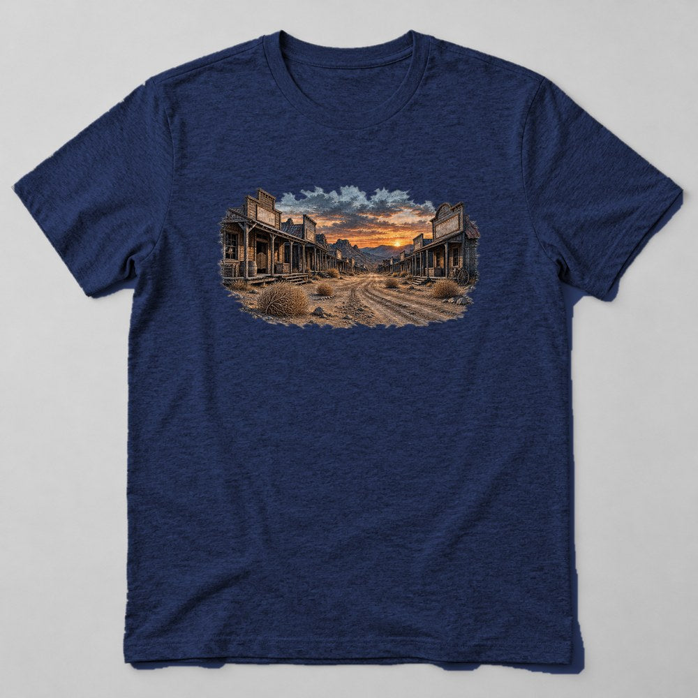 Ghost Town T-Shirt in Navy