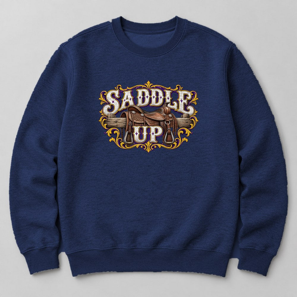 Saddle Up Sweatshirt in Navy