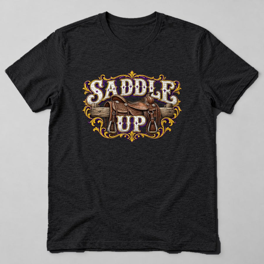 Saddle Up T-Shirt in Black