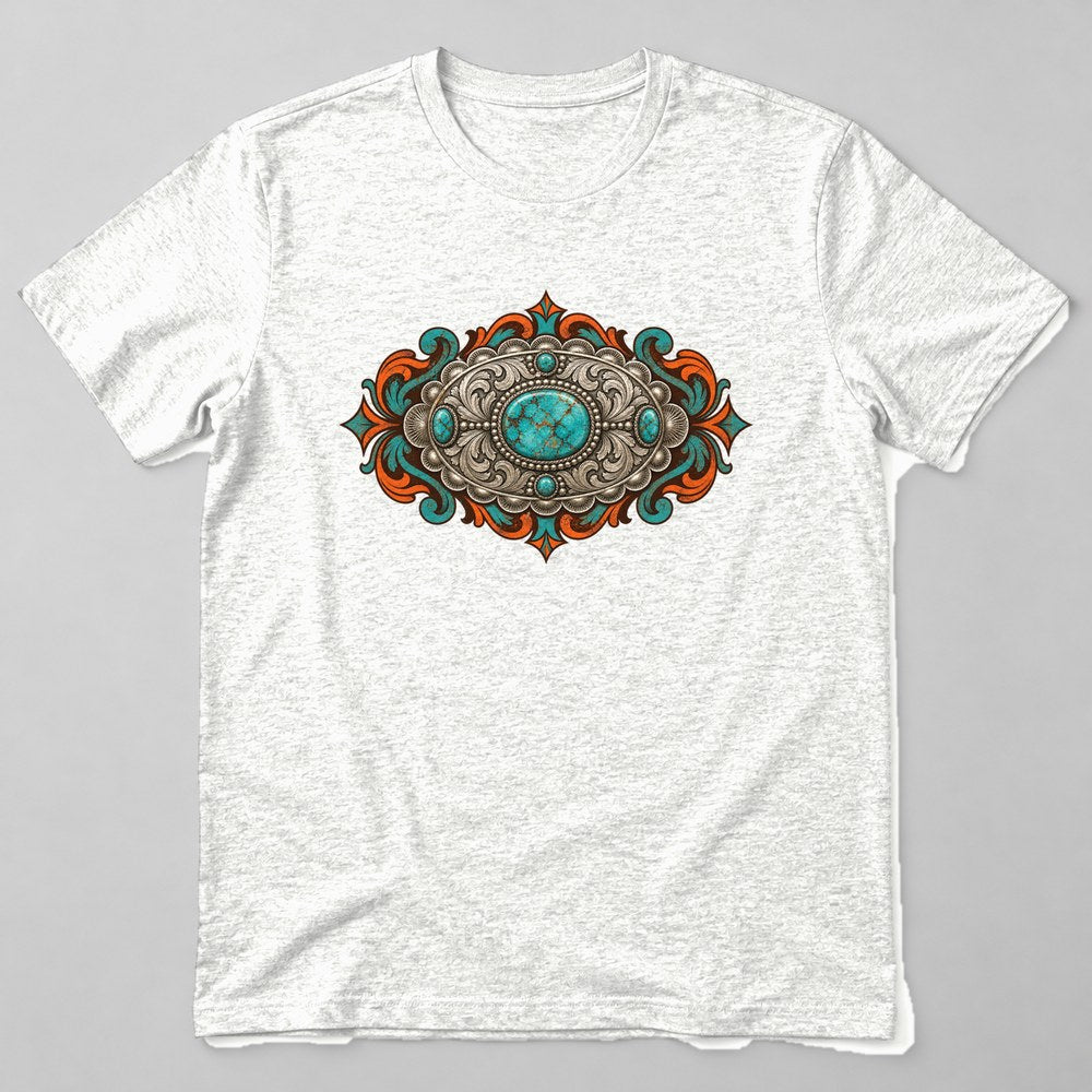 Turquoise Jewelry T-Shirt in White