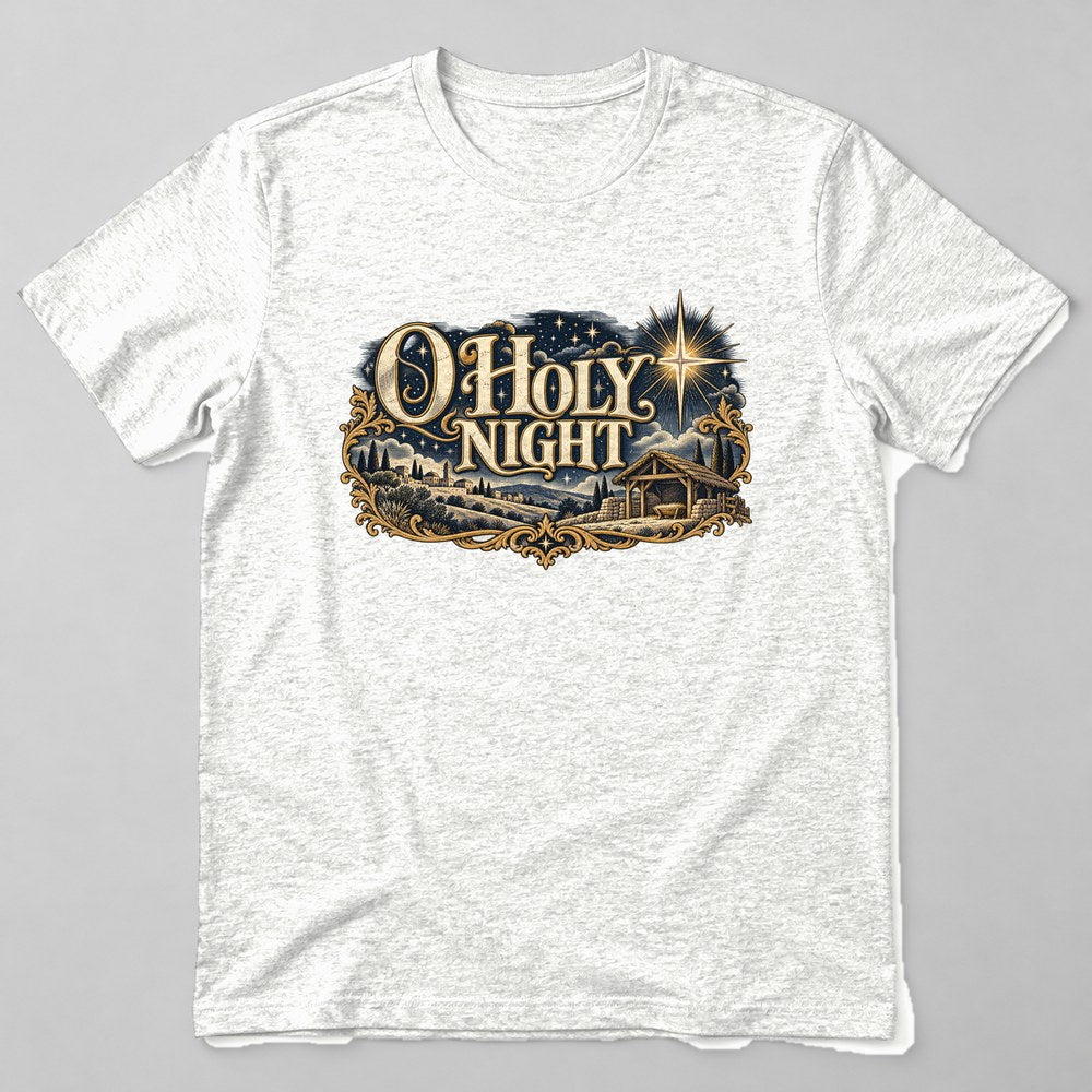 O Holy Night T-Shirt in White