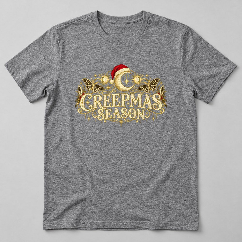 Creepmas Season T-Shirt in Heather Grey