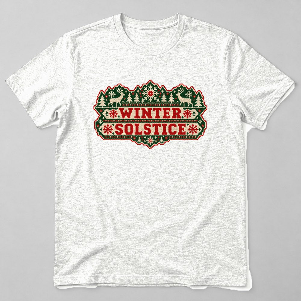 Winter Solstice T-Shirt in White