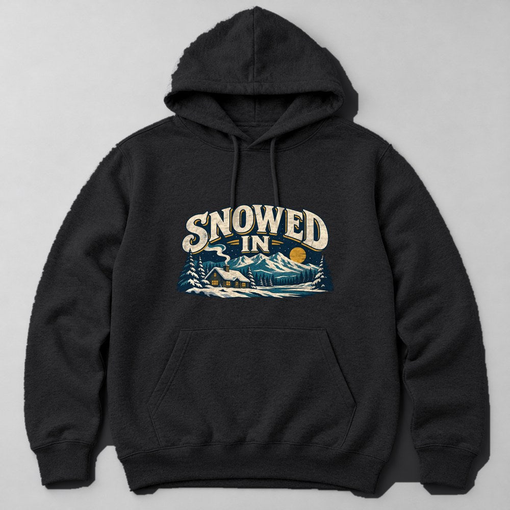 Snowed in Hoodie in Black