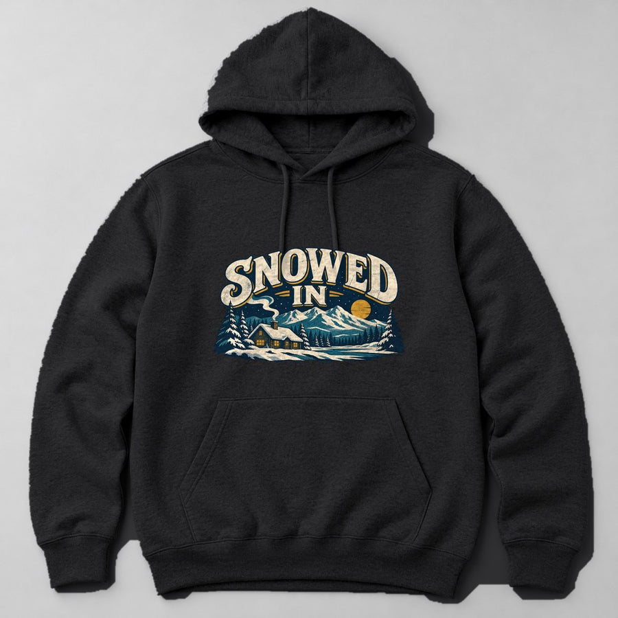 Snowed in Hoodie in Black