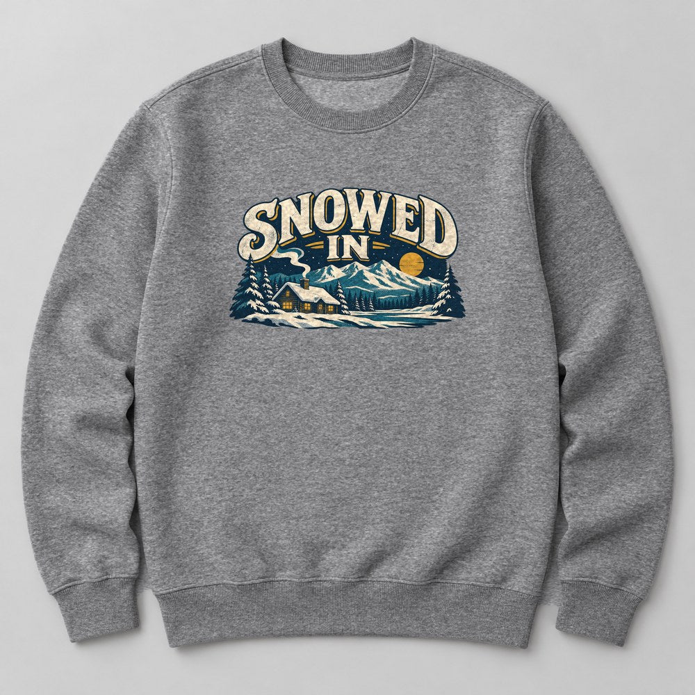 Snowed in Sweatshirt in Heather Grey
