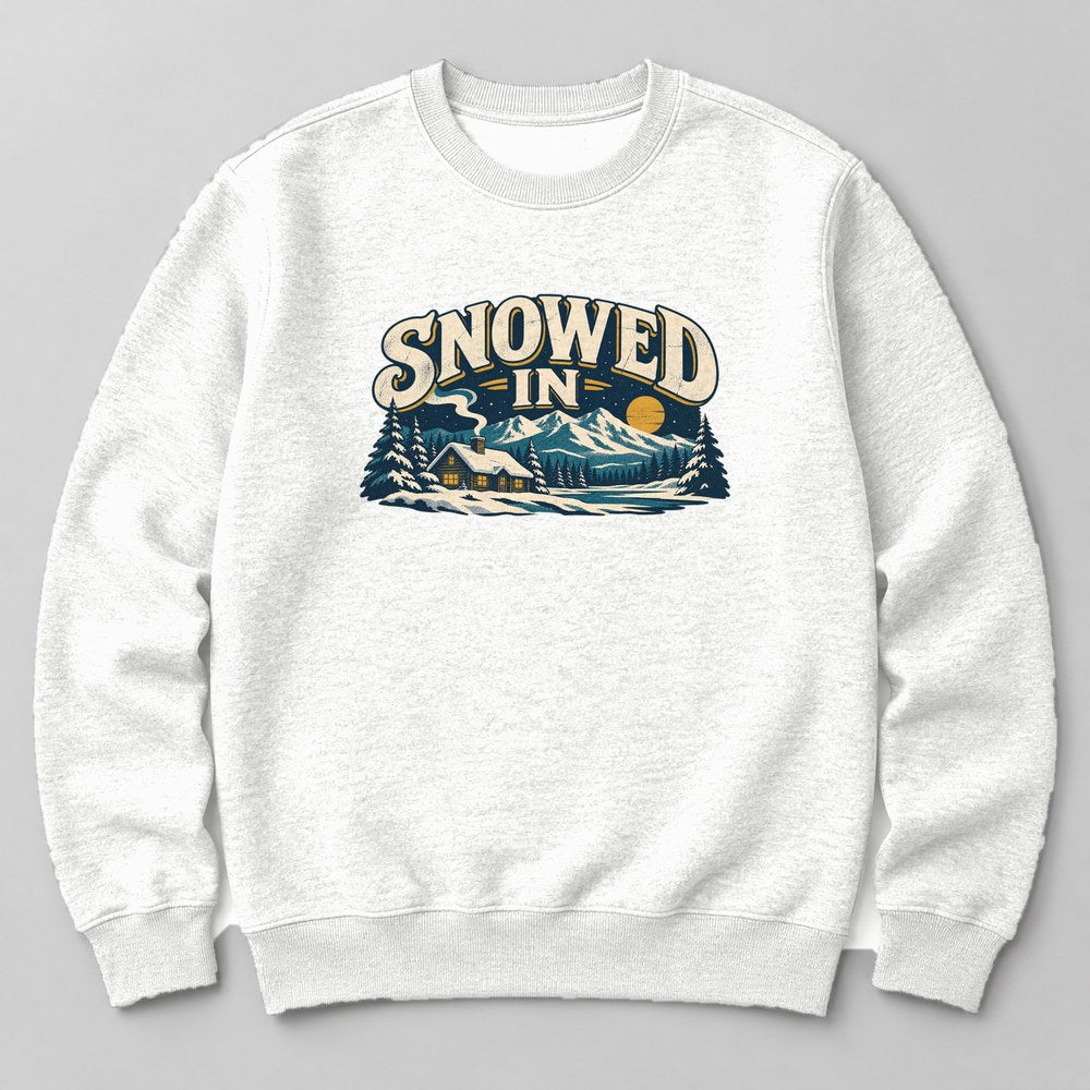Snowed in Sweatshirt in White