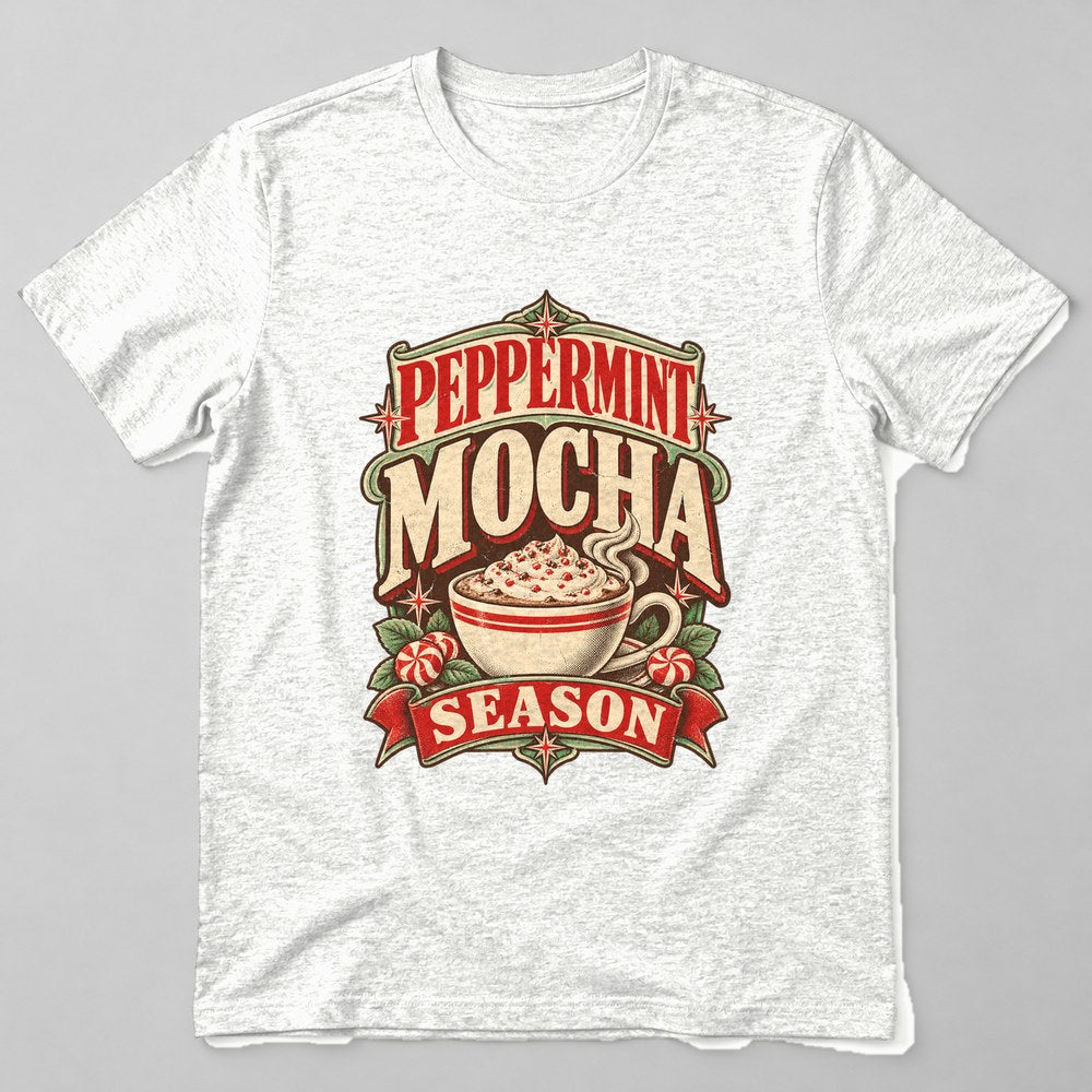 Peppermint Mocha Season T-Shirt in White