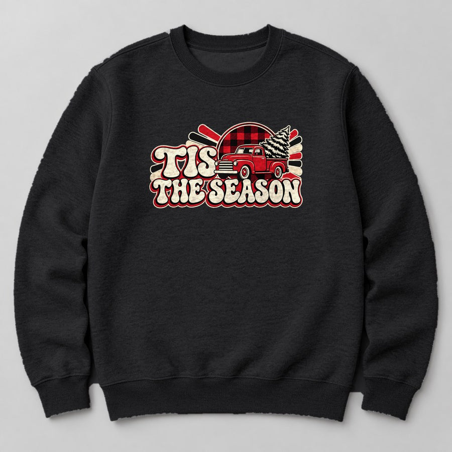 Tis the Season Sweatshirt in Black